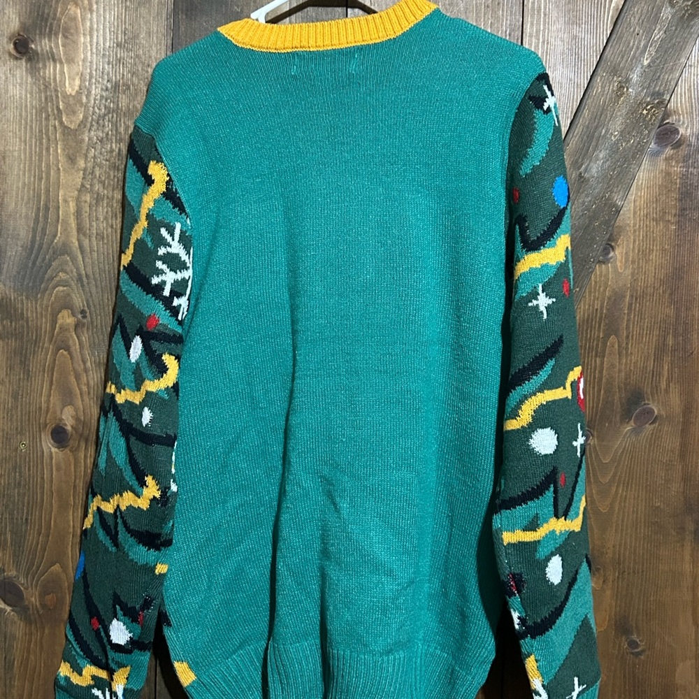 NWOT Ugly Christmas Sweater, size L, smoke free home - Picture 3 of 3